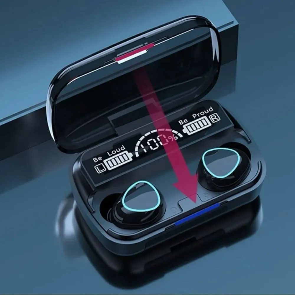 Wireless Bluetooth Digital Earbuds V5.3 Noise Cancelling IP7 Waterproof  NIB